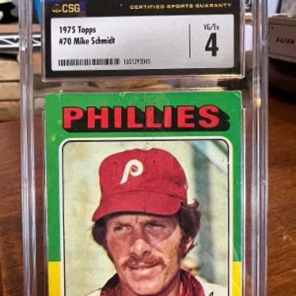 1975 TOPPS #70 MIKE SCHMIDT CSG 4 - Picture 1 of 4